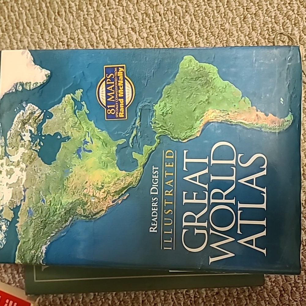 Readers Digest Great world atlas book